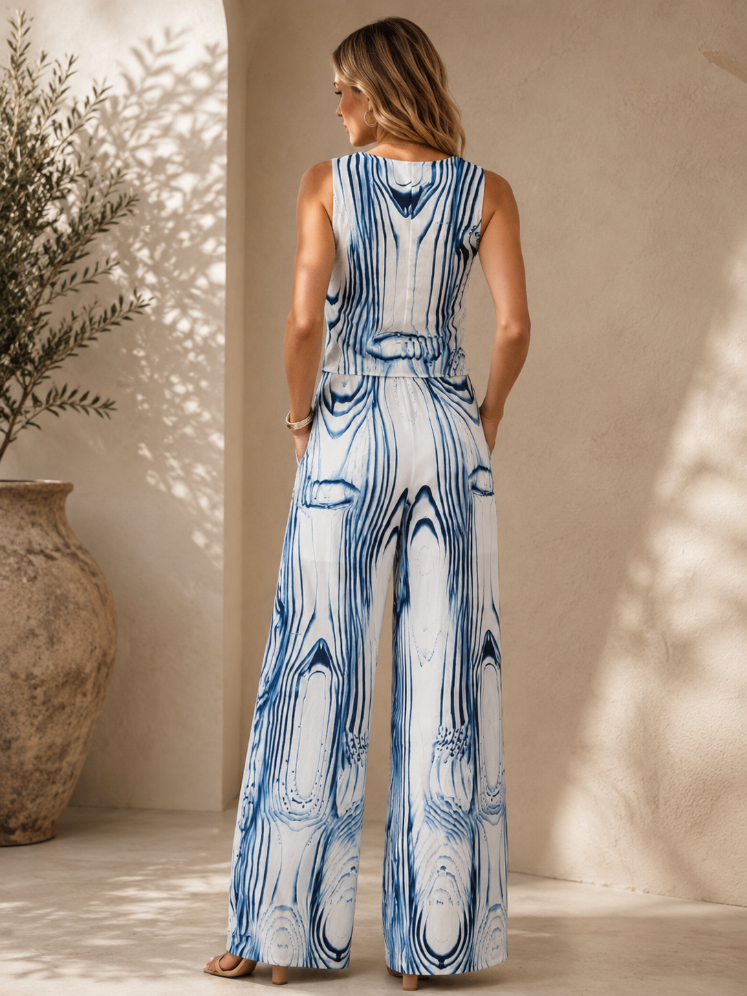 Take Me Away Multicolor Pants Set