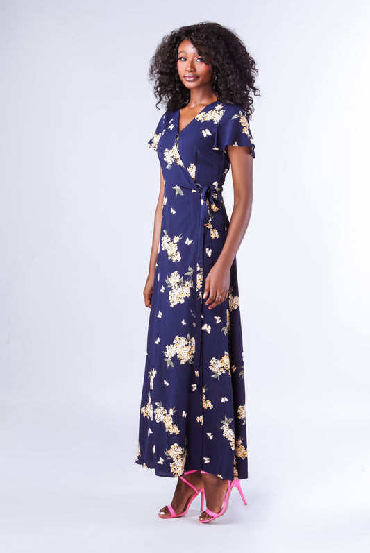 Divine Wrap Women Dress-Faithfully Her