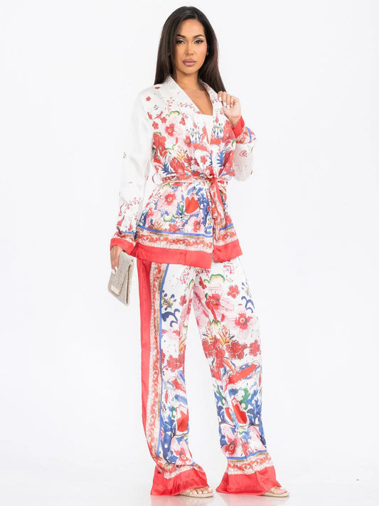 Atara Kimono Pants Set